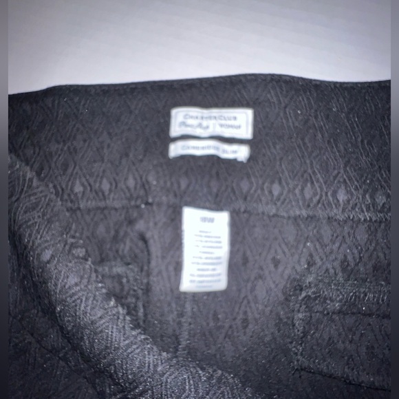 CHARTER CLUB PULL ON CAMBRIDGE SLIM SIZE 18W  BLACK CAPRI’S - Picture 9 of 14